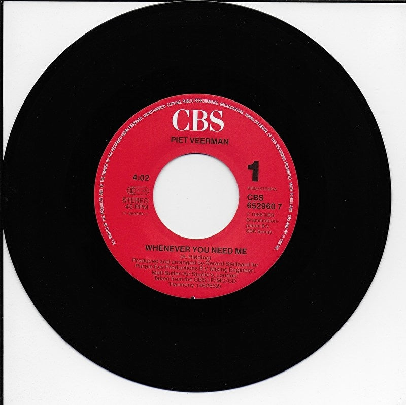 Piet Veerman - Whenever you need me