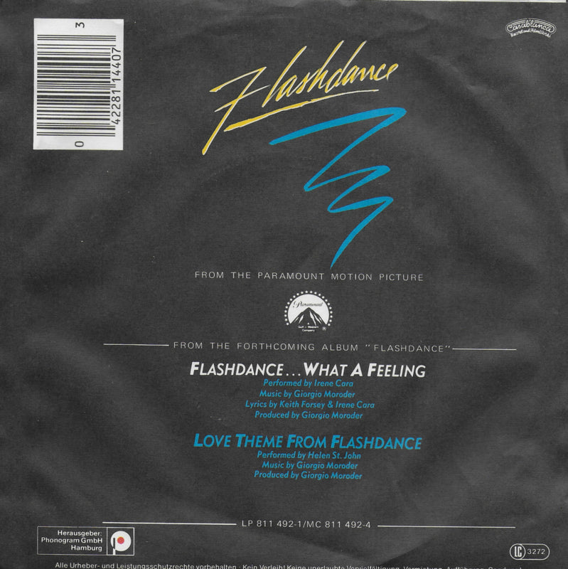 Irene Cara - Flashdance...what a feeling (Duitse uitgave)