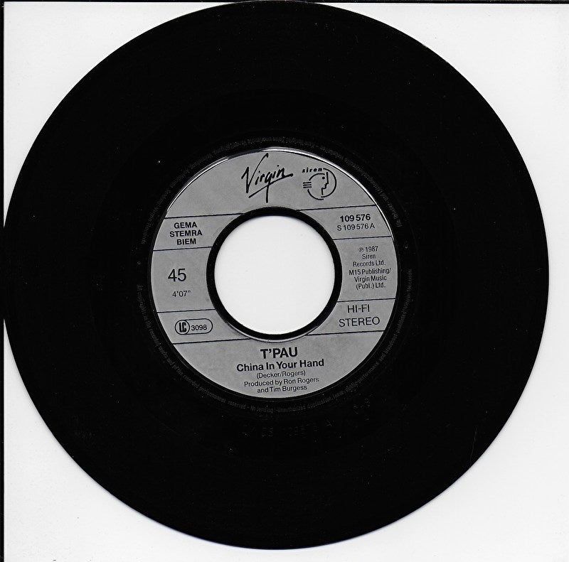 T'Pau - China in your hand