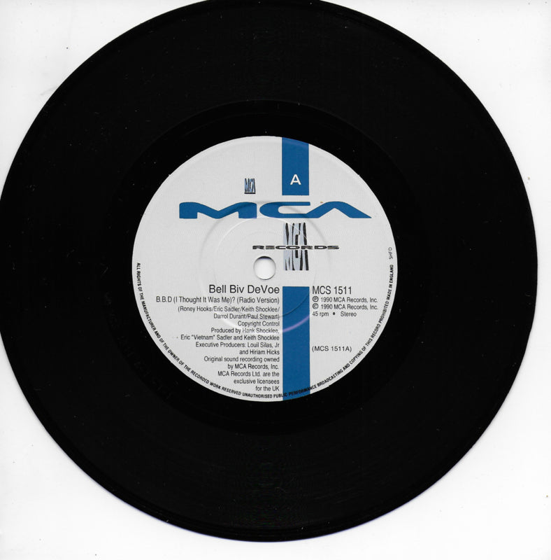 Bell Biv Devoe - B.B.D. (I thought it was me)? (Engelse uitgave)