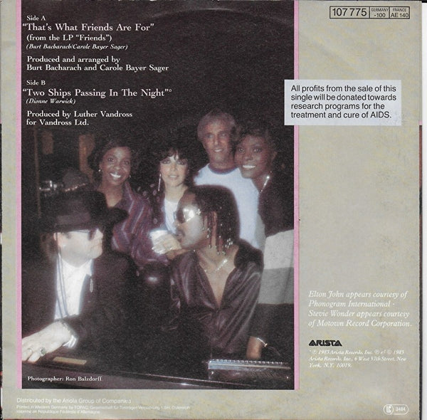 Dionne & Friends - That's what friends are for