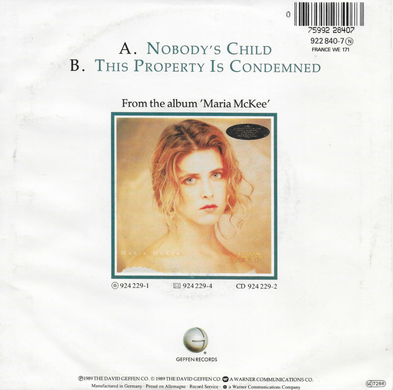 Maria McKee - Nobody's child