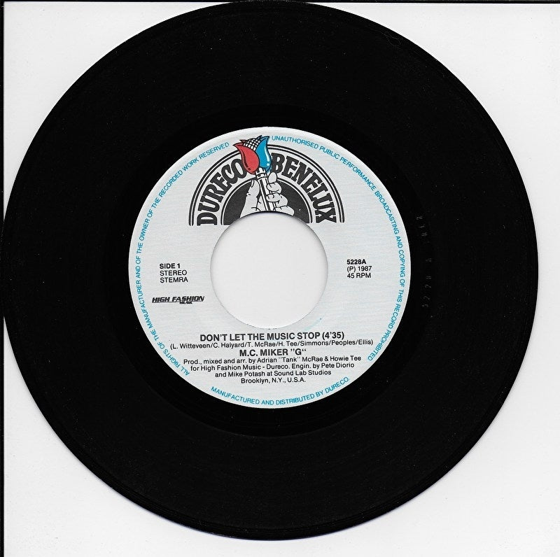 M.C. Miker "G" - Don't let the music stop