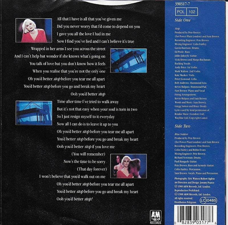 Sam Brown - Stop!