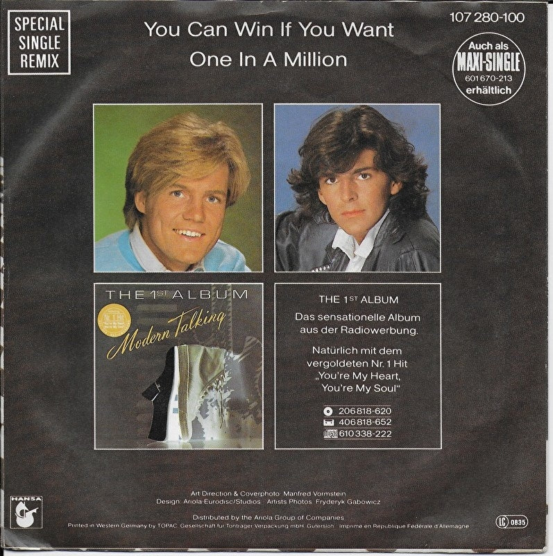 Modern Talking - You can win if you want