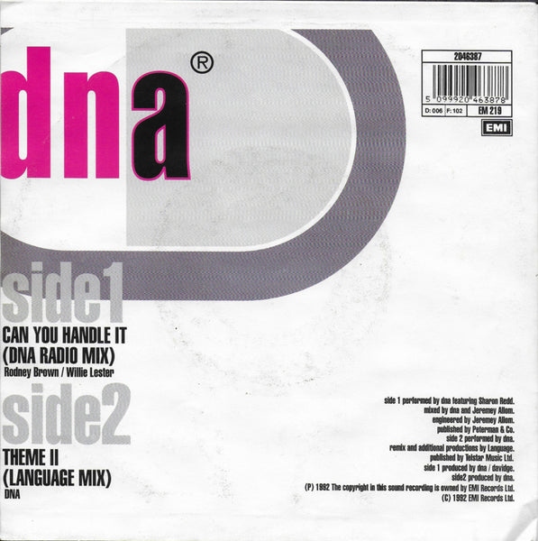 DNA feat. Sharon Redd - Can you handle it