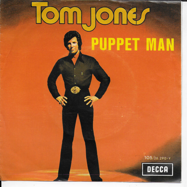 Tom Jones - Puppet man (Belgische uitgave)