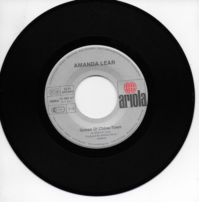 Amanda Lear - Queen of China-Town (Duitse uitgave)