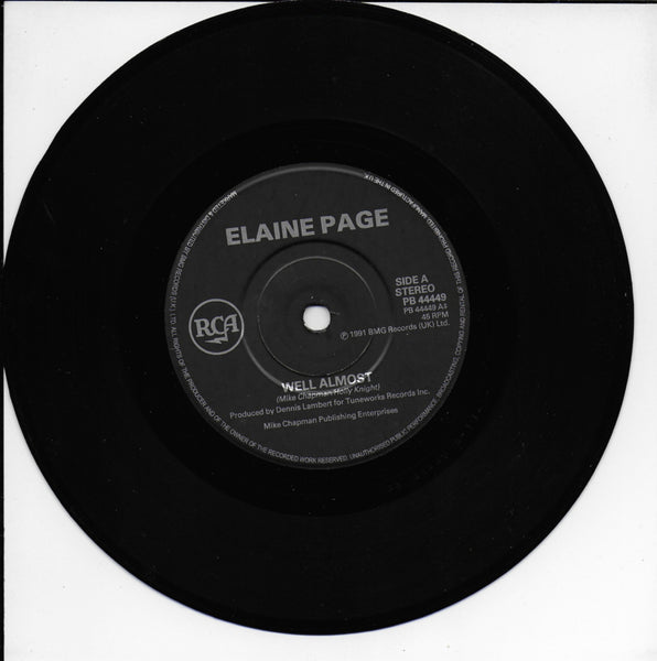 Elaine Paige - Well almost