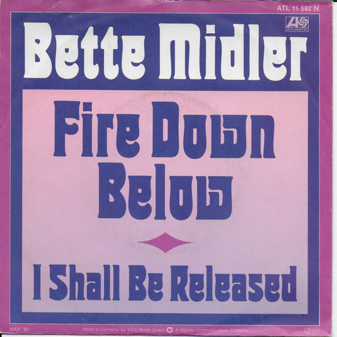 Bette Midler - Fire down below