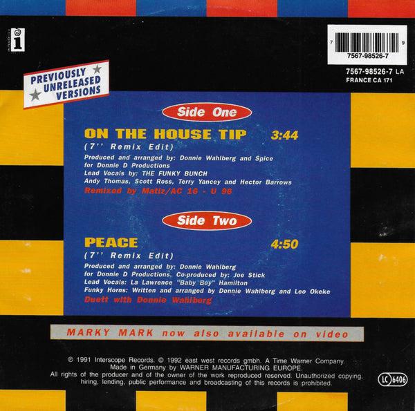 Marky Mark and The Funky Bunch - On the house tip