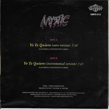 Mystic - Yo te quiero