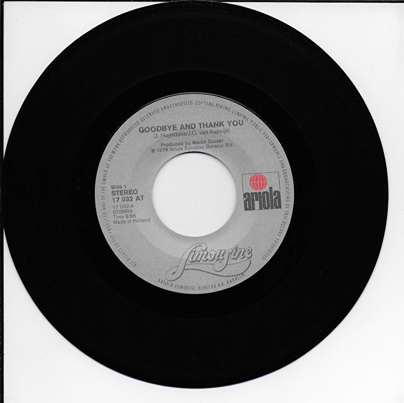 Limousine - Goodbye and thank you