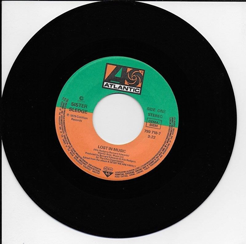 Sister Sledge - Lost in music (1984 uitgave)