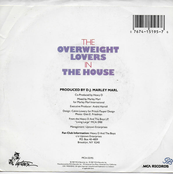 Heavy D & The Boyz - The overweight lovers in the house