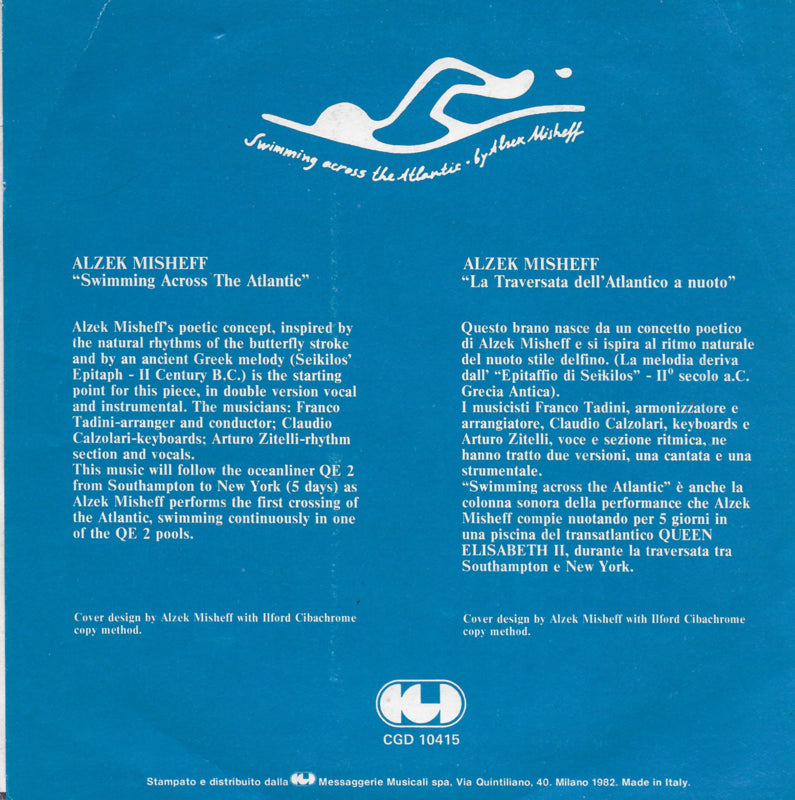 Alzek Misheff - Swimming across the Atlantic