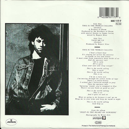 Bob Geldof - This is the world calling