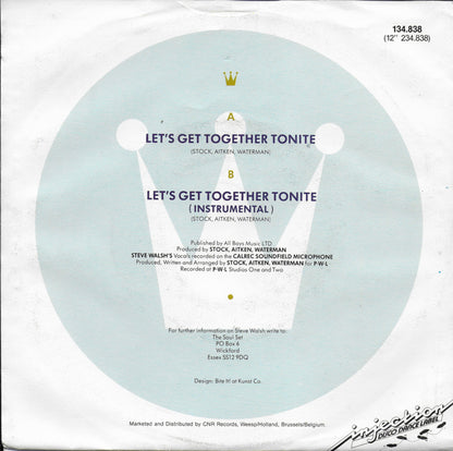 Steve Walsh - Let's get together tonite