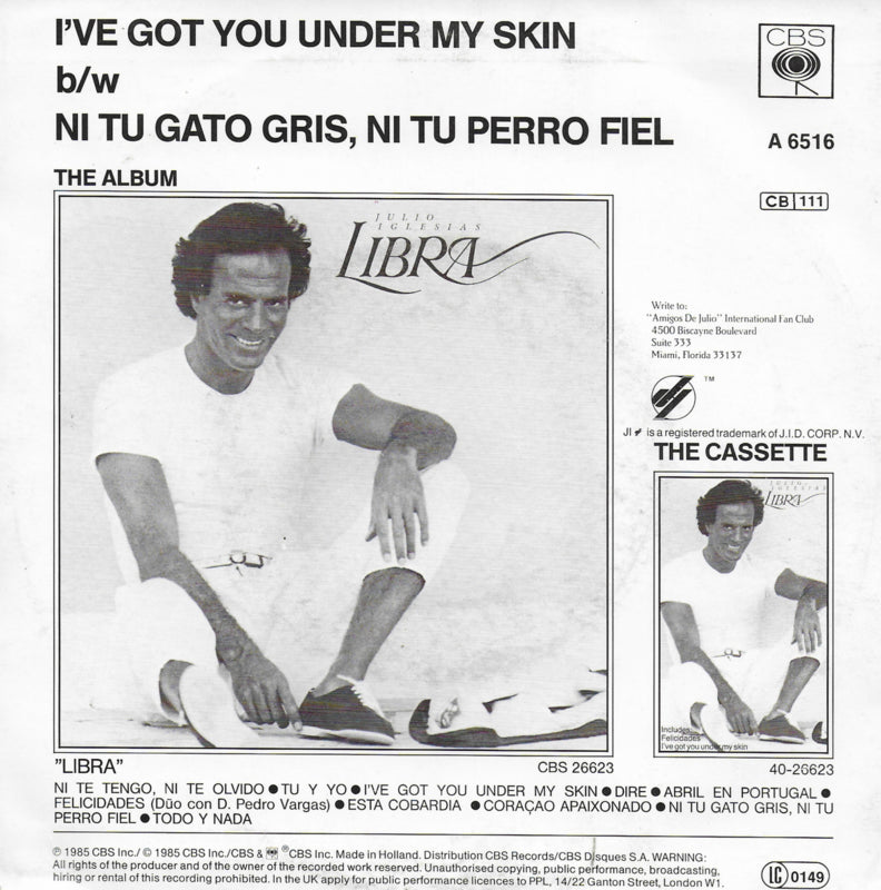 Julio Iglesias - I've got you under my skin