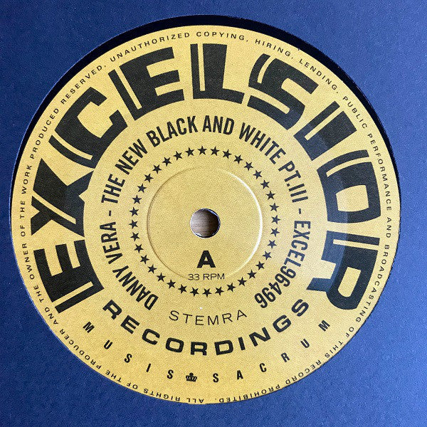 Danny Vera - The new black & white (part 3) (10" vinyl)