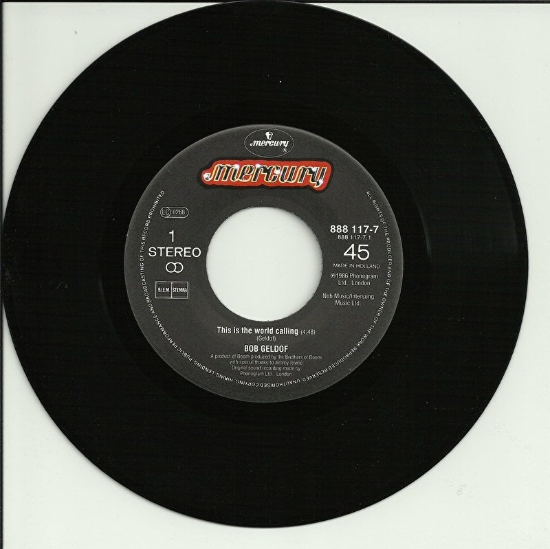 Bob Geldof - This is the world calling