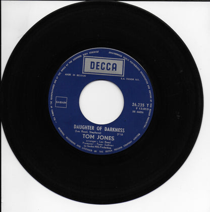 Tom Jones - Daughter of darkness (Belgische uitgave)