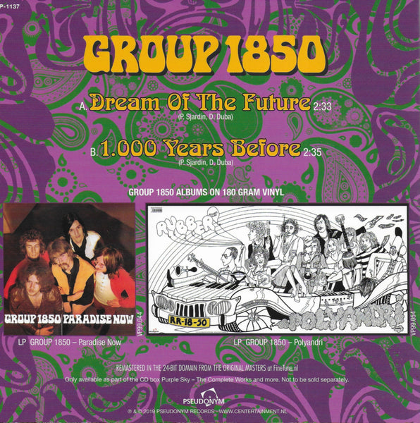 Group 1850 - Dream of the future / 1.000 years before (limited edition, groen vinyl)