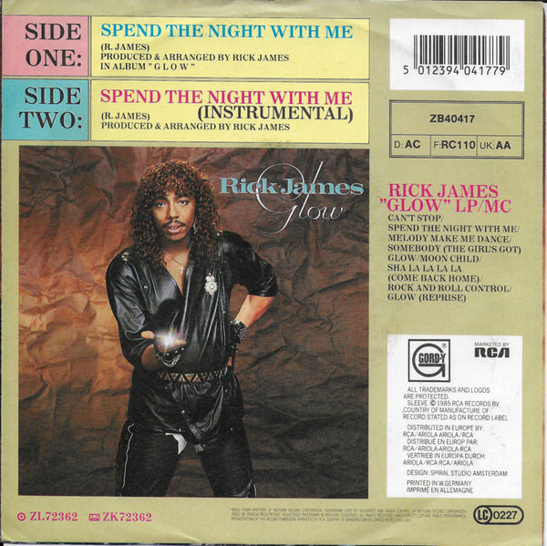 Rick James - Spend the night with me