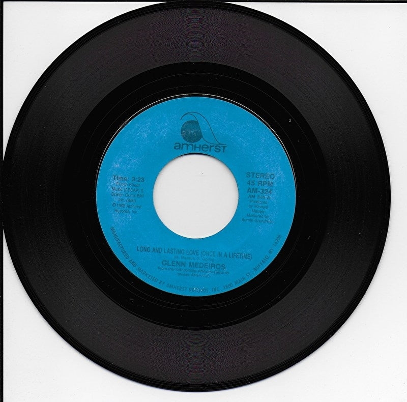 Glenn Medeiros - Long and lasting love (once in a lifetime) (Amerikaanse uitgave)