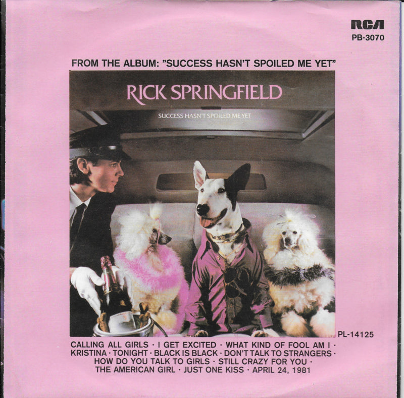 Rick Springfield - Don't talk to strangers