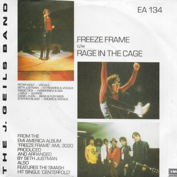 J. Geils Band - Freeze frame (Engelse uitgave)