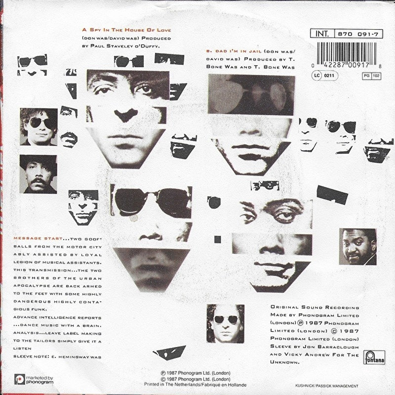 Was (not was) - Spy in the house of love