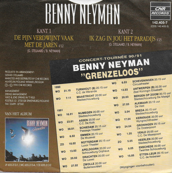 Benny Neyman - De pijn verdwijnt vaak met de jaren