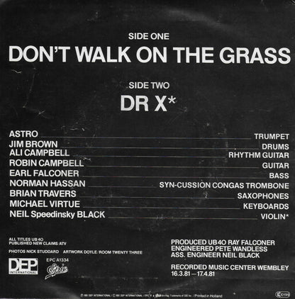 UB 40 - Don't walk on the grass