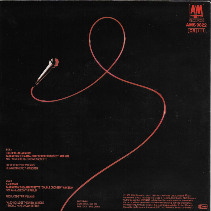 Jim Diamond - I sleep alone at night