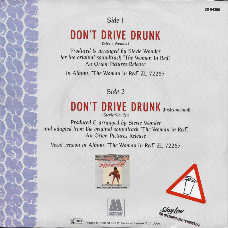 Stevie Wonder - Don't drive drunk