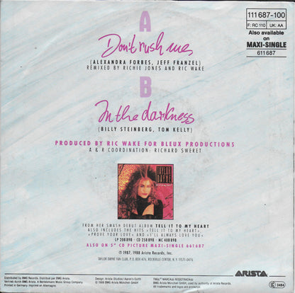 Taylor Dayne - Don't rush me