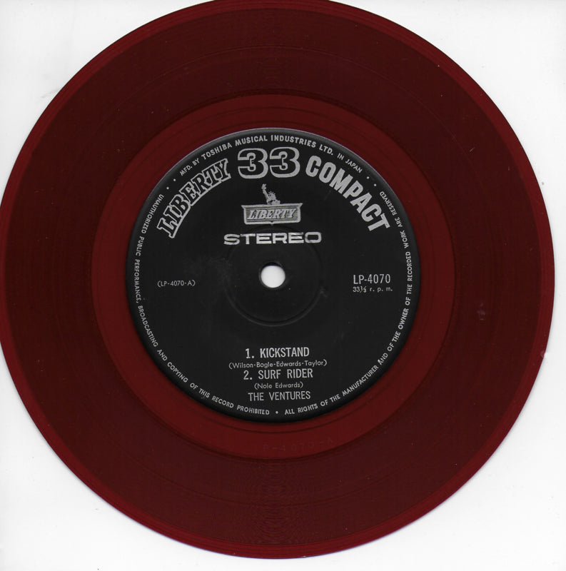 Ventures - Kickstand (Japanse uitgave rood vinyl)