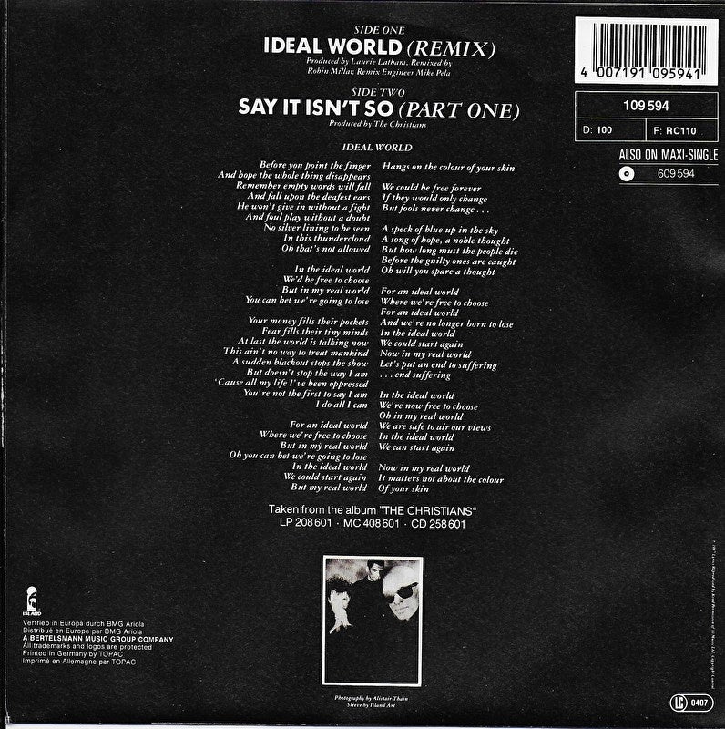 Christians - Ideal world (remix)