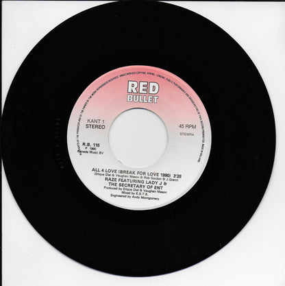 Raze feat. Lady J & the Secretary of Ent - All 4 love (break for love 1990)