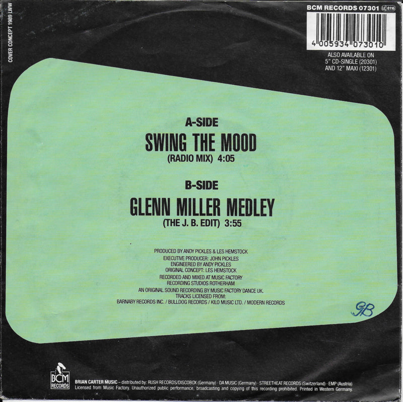 Jive Bunny and the Mastermixers - Swing the mood (Duitse uitgave)