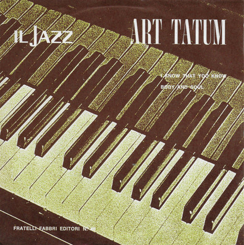 Art Tatum - I know that you know (Italiaanse uitgave)