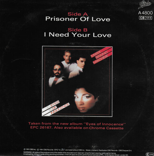 Miami Sound Machine - Prisoner of love