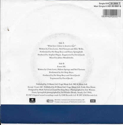 Pet Shop Boys with Dusty Springfield - What have i done to deserve this?
