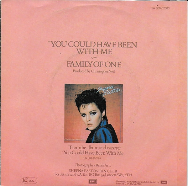 Sheena Easton - You could have been with me