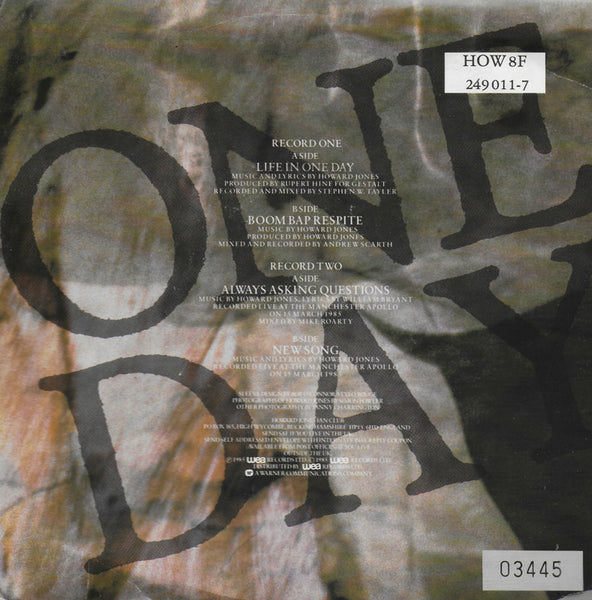 Howard Jones - Life in one day (Limited edition, Numbered)