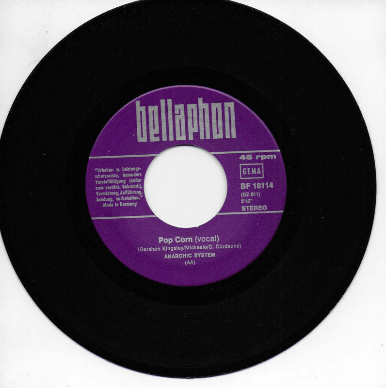 Anarchic System - Pop corn (Duitse uitgave)