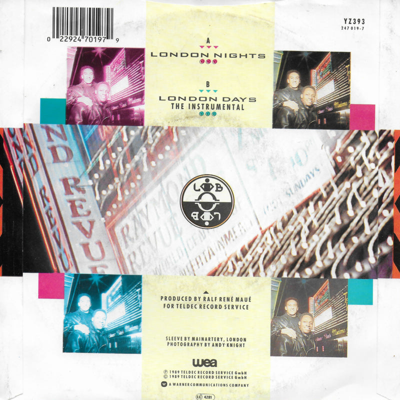 London Boys - London nights (Engelse uitgave)