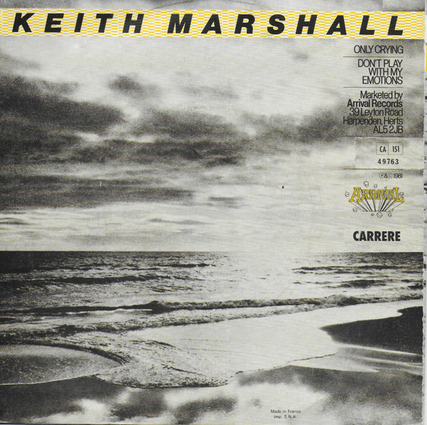 Keith Marshall - Only crying