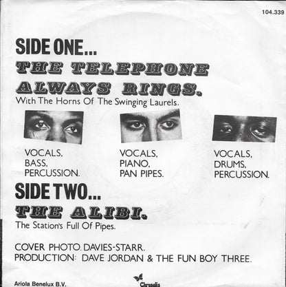 Fun Boy Three - The telephone always rings
